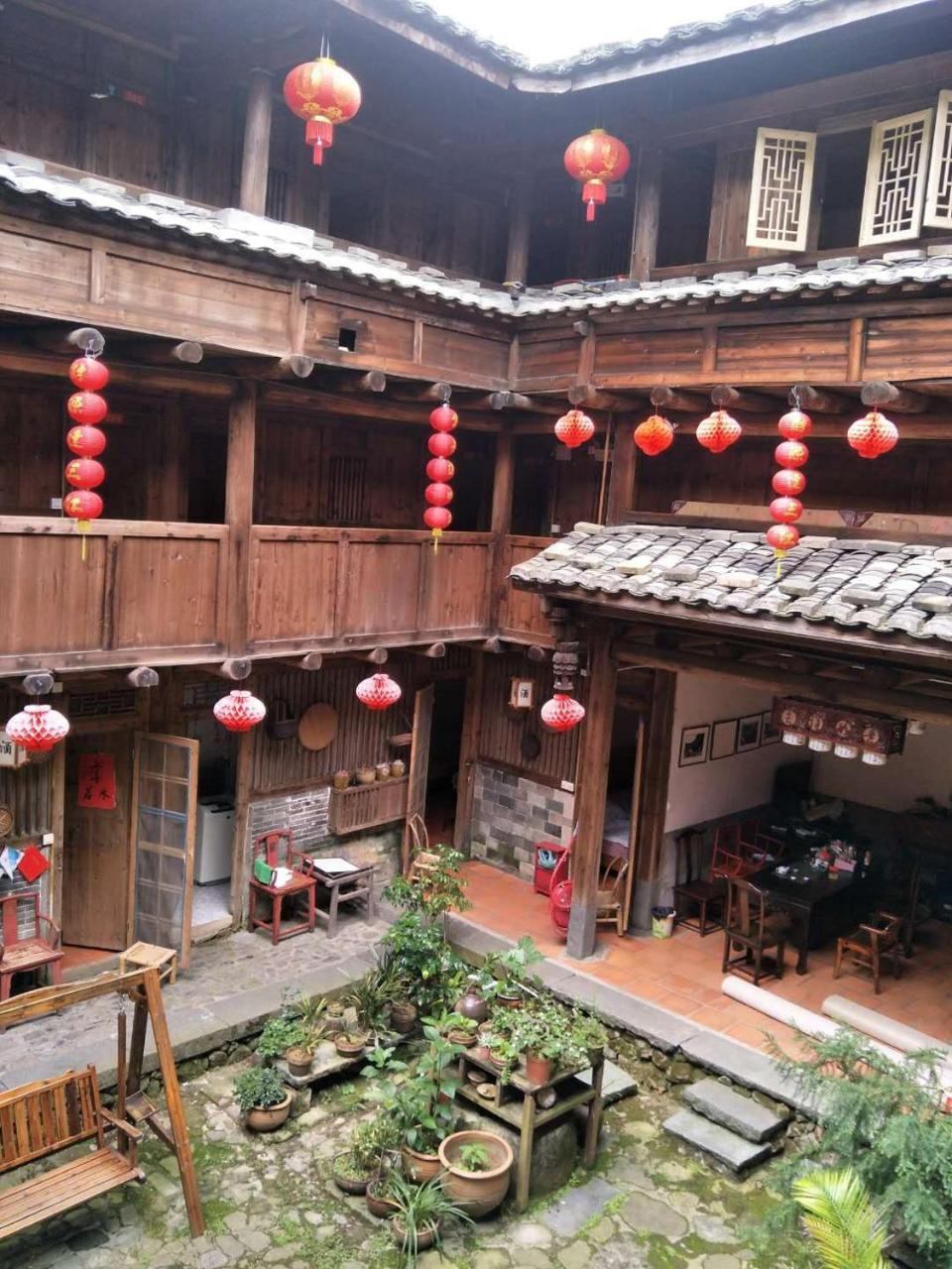 Nanjing Tulou Qingdelou Inn Dış mekan fotoğraf